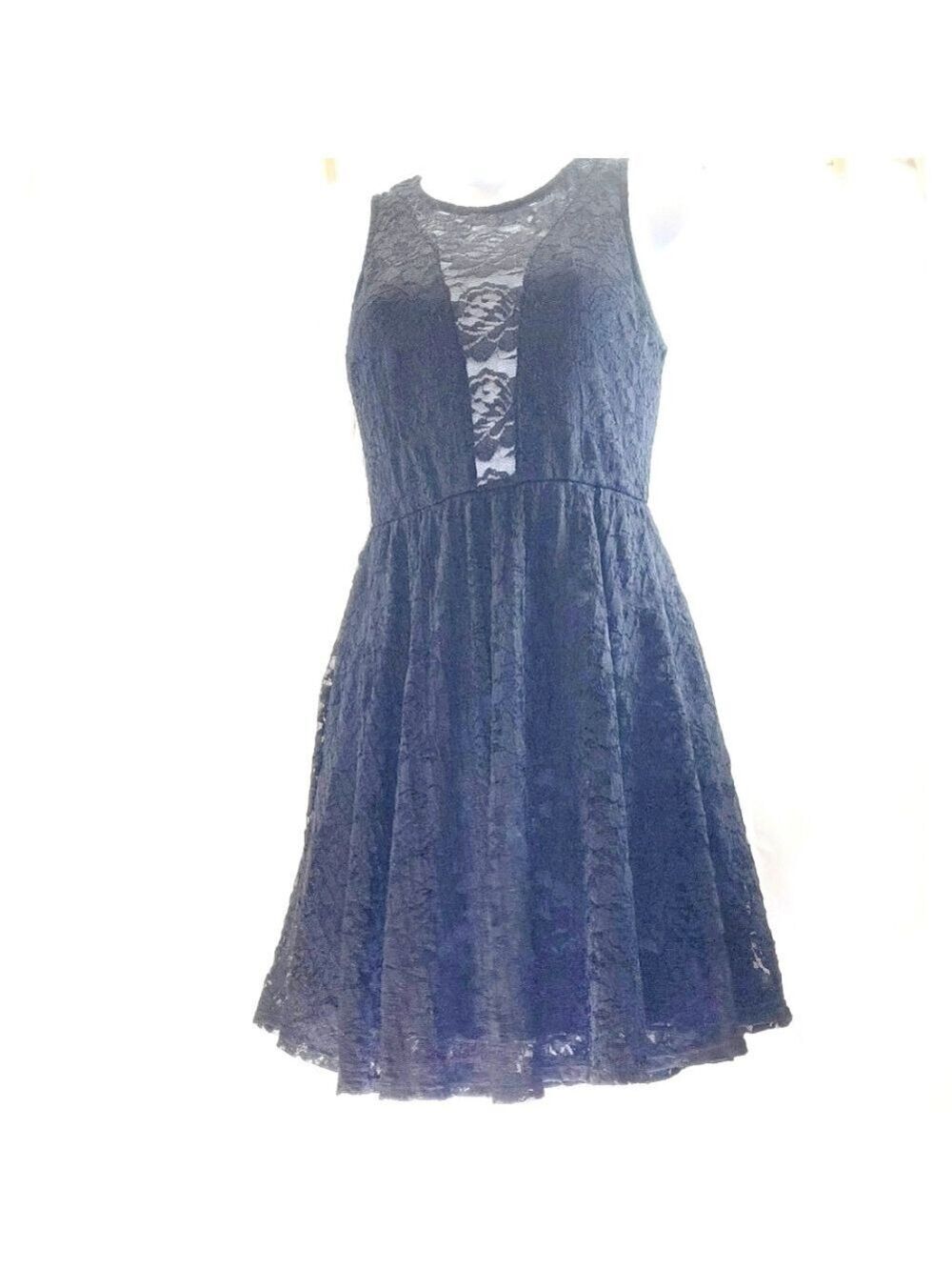 Finn Clover Lace Sleeveless Mini Dress Small